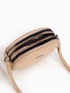 Сумка женская кросс-боди на молнии, 19×7×15 см, со стёжкой, бежевая - Фото 10