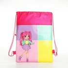 Рюкзак детский "Аниме", розовый 41*30*0,5см - Фото 2