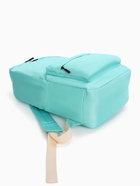 Рюкзак школьный на молнии, с карманами, однотонный, размер 28×12×42 см, бирюзовый - Фото 6