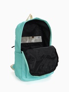 Рюкзак школьный на молнии, с карманами, однотонный, размер 28×12×42 см, бирюзовый - Фото 9