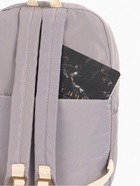 Рюкзак школьный на молнии, с карманами, однотонный, размер 28×12×42 см, серый - Фото 12