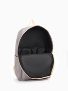 Рюкзак школьный на молнии, с карманами, однотонный, размер 28×12×42 см, серый - Фото 11