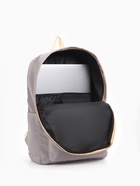 Рюкзак школьный на молнии, с карманами, однотонный, размер 28×12×42 см, серый - Фото 7