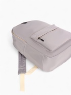 Рюкзак школьный на молнии, с карманами, однотонный, размер 28×12×42 см, серый - Фото 8