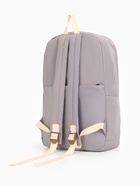 Рюкзак школьный на молнии, с карманами, однотонный, размер 28×12×42 см, серый - Фото 9