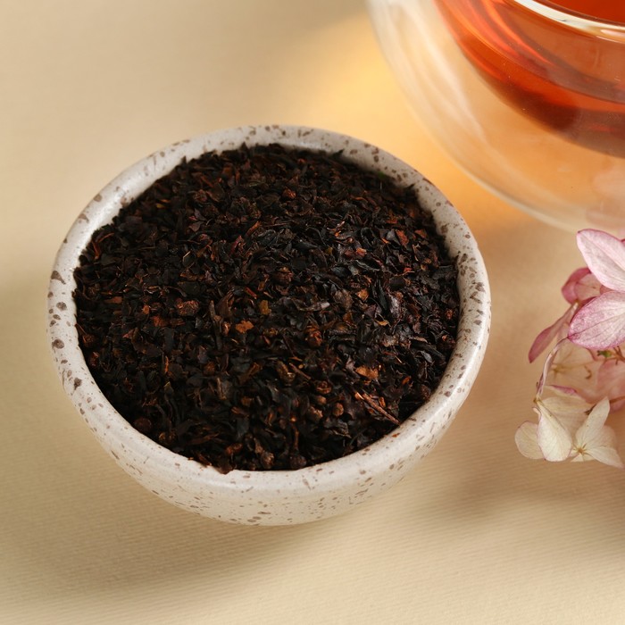 Набор «С 8 марта»: чай чёрный со вкусом мяты 100 г., френч-пресс - фото 1877076097