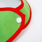 Нагрудник для кормления, новогодний, Happy, на липучке, Крошка Я, МИКС - Фото 4