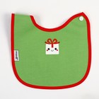 Нагрудник для кормления, новогодний, Happy, на липучке, Крошка Я, МИКС - Фото 10