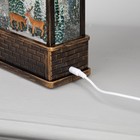 УЦЕНКА Светодиодная фигура «Дети и снеговик» 14×24×8 см, пластик, от батареек ААх3, USB, свечение тёплое белое - Фото 4