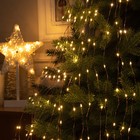 УЦЕНКА Гирлянда «Конский хвост» 20 нитей по 2 м, IP20, медная нить, 400 LED, 12 В, свечение тёплое белое - Фото 4