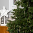 УЦЕНКА Гирлянда «Конский хвост» 20 нитей по 2 м, IP20, медная нить, 400 LED, 12 В, свечение тёплое белое - Фото 5