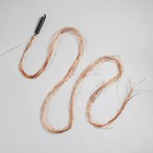 УЦЕНКА Гирлянда «Конский хвост» 20 нитей по 2 м, IP20, медная нить, 400 LED, 12 В, свечение тёплое белое - Фото 7