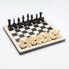 Шахматы  гроссмейстерские с шашками, 40х40 см, набор 2в1 «Айвенго» король h=10 см - фото 9741639