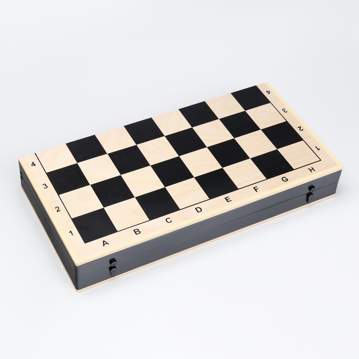 Игра настольная 3в1: шахматы, шашки, нарды 40х40 см, король h=10 см - фото 1887437497
