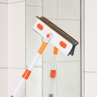 УЦЕНКА Щётка для окон Raccon, фиксатор, стальная телескопическая ручка 93(137) см, насадка из микрофибры 28×7 см - Фото 6