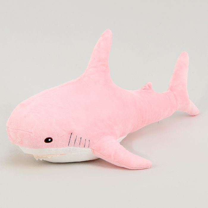 Мягкая игрушка «Акула», 100 см, цвет розовый