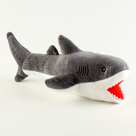 Мягкая игрушка «Акула», 35 см, цвет серый