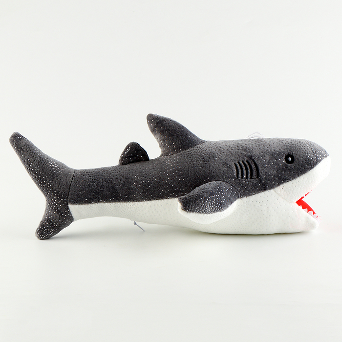 Мягкая игрушка «Акула», 35 см, цвет серый