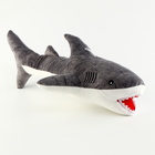Мягкая игрушка «Акула», 55 см, цвет серый - фото 301687025