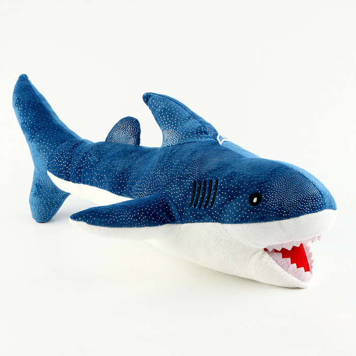 Мягкая игрушка «Акула», 55 см, цвет синий - Фото 1