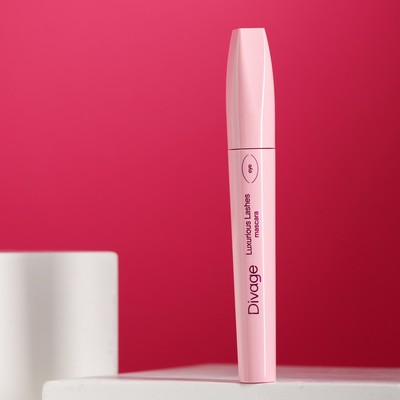 Тушь для ресниц Divage 90x60x90 Luxurious Lashes № 01 объем и длина, черная, 10 мл