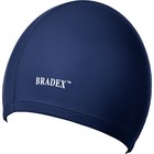 Шапочка для плавания Bradex, полиамид, темно-синяя - Фото 1