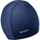 Шапочка для плавания Bradex, полиамид, темно-синяя - Фото 4