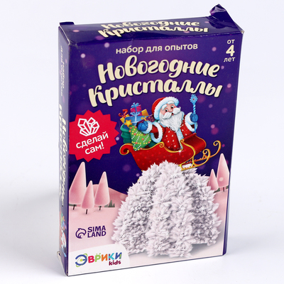 УЦЕНКА Набор для опытов «Чудесные кристаллы: Сани»