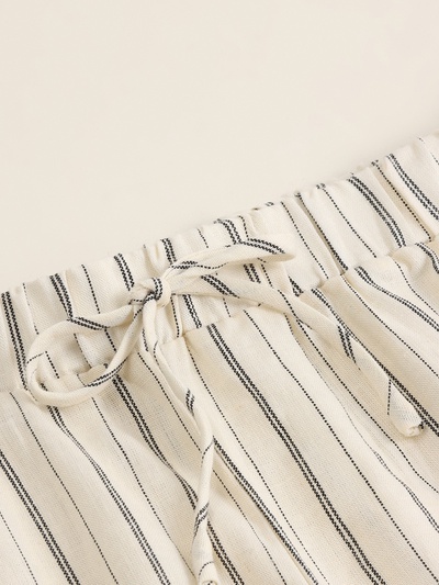 Пижама женская (рубашка, брюки) SL HOME Linen, размер 48 (XL)