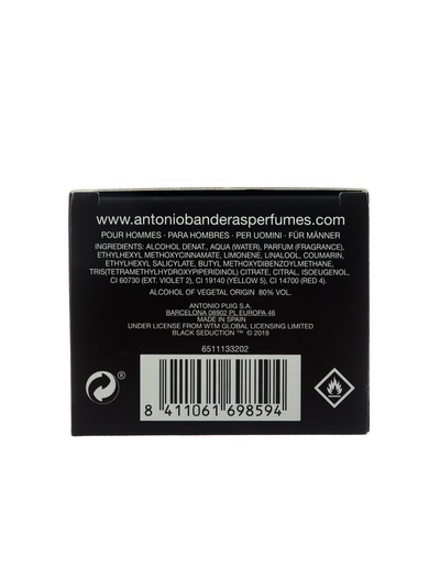 Туалетная вода Antonio Banderas Seduction In Black Man, 50 мл