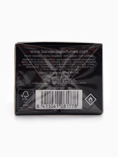 Туалетная вода Antonio Banderas Seduction In Black Man, 50 мл