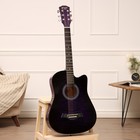 Акустическая гитара Music Life QD-H38Q-hw, фиолетовая - фото 321042100
