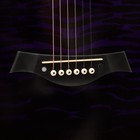 Акустическая гитара Music Life QD-H38Q-hw, фиолетовая - Фото 4
