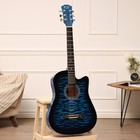 Акустическая гитара Music Life QD-H38Q-hw, синяя - фото 321042106