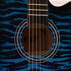 Акустическая гитара Music Life QD-H38Q-hw, синяя - Фото 3