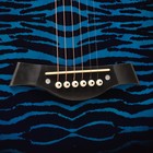 Акустическая гитара Music Life QD-H38Q-hw, синяя - Фото 4