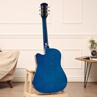 Акустическая гитара Music Life QD-H38Q-hw, синяя - Фото 5