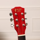 Акустическая гитара Music Life QD-H38Q-hw, красная - Фото 2