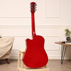 Акустическая гитара Music Life QD-H38Q-hw, красная - Фото 5