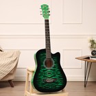Акустическая гитара Music Life QD-H38Q-hw, зелёная - фото 321042118