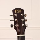 Акустическая гитара Music Life QD-H40Q-hw, фиолетовая - Фото 2