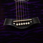 Акустическая гитара Music Life QD-H40Q-hw, фиолетовая - Фото 4