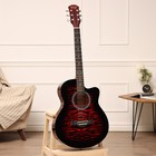 Акустическая гитара Music Life QD-H40Q-hw, красный - фото 321042148