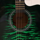 Акустическая гитара Music Life QD-H40Q-hw, зеленый - Фото 3