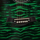 Акустическая гитара Music Life QD-H40Q-hw, зеленый - Фото 4