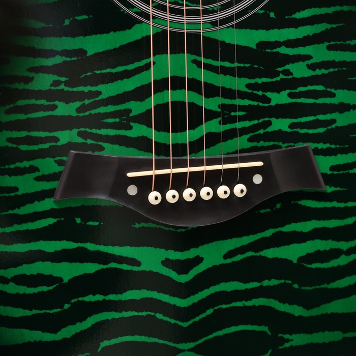 Акустическая гитара Music Life QD-H40Q-hw, зеленый