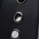 Рюкзак для переноски кошек и собак, прозрачный, раскладывающийся, 32×84×44 см, черный - Фото 8