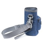 Сумка для лакомств, с карманом для пакетов, 18 х 10 х 18 см, синяя - фото 8907669