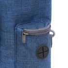 Сумка для лакомств, с карманом для пакетов, 18 х 10 х 18 см, синяя - фото 8907673