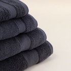 Полотенце махровое SL HOME: Classic «Гри Сандре», 50×90 см, хлопок 100%, серое - Фото 17